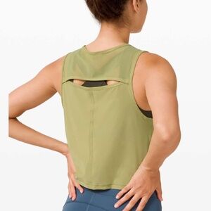 Lululemon Sculpt Tank *Cropped - Hazel Green 6